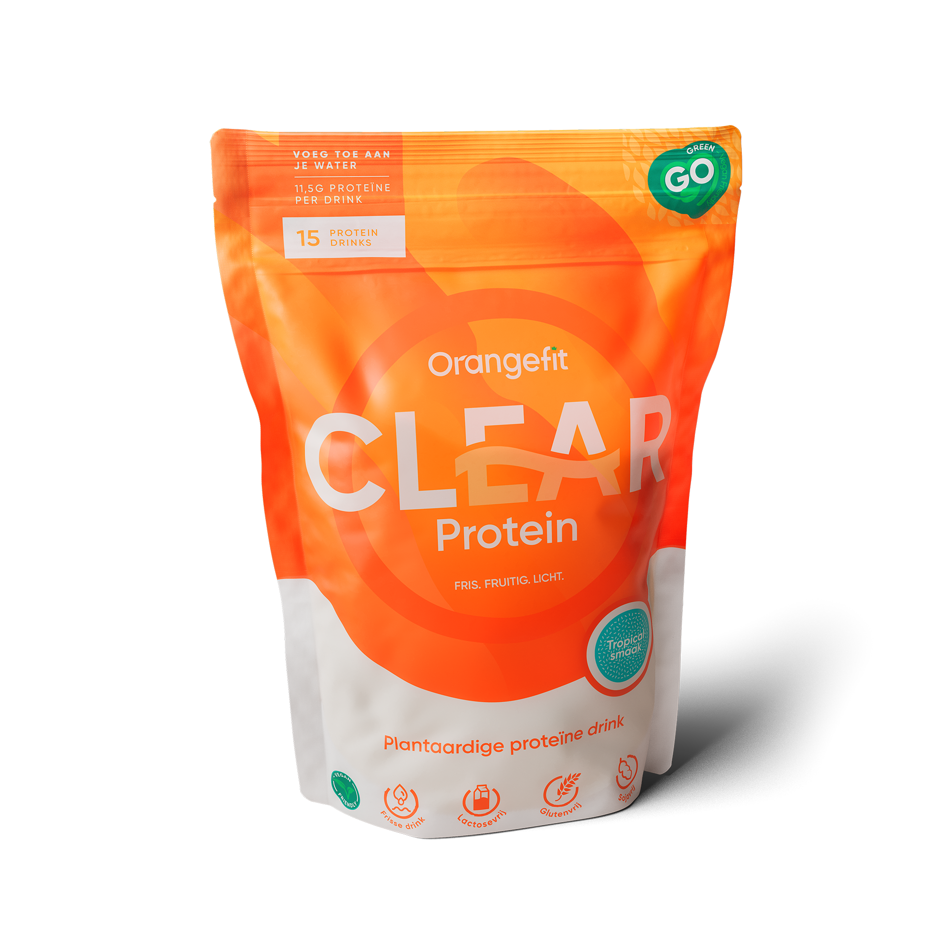Orangefit Clear protein tropical 240 gram