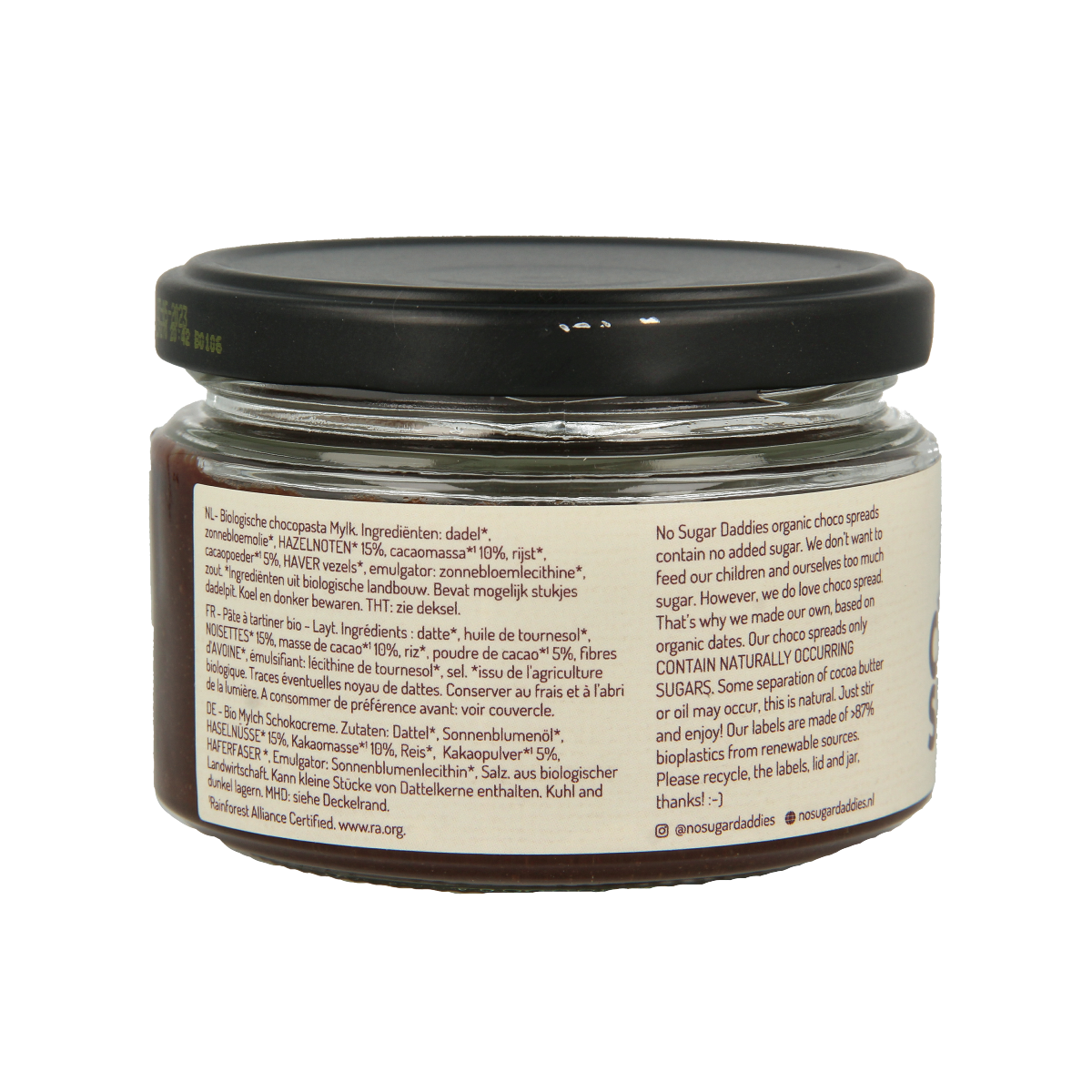 No Sugar Daddies chocopasta mylk no suar 200 gram