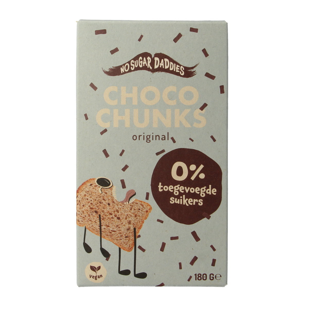 No Sugar Daddies Choco chunks melk biologisch 180 gram