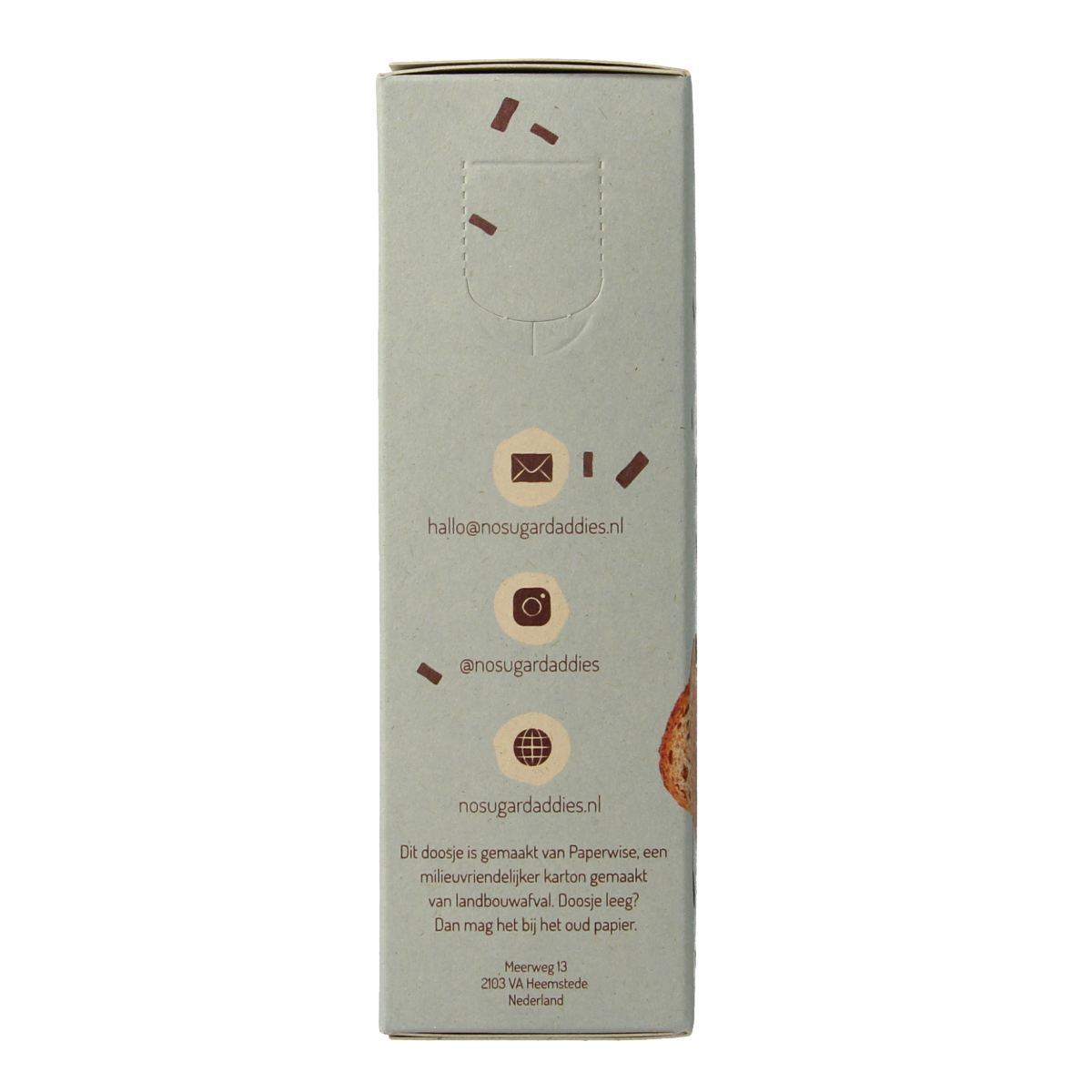 No Sugar Daddies Choco chunks melk biologisch 180 gram