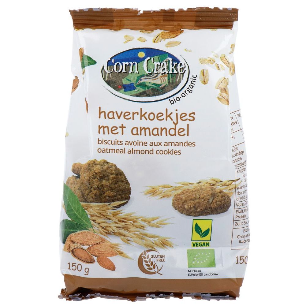 Corn Crake Haver Amandel Koekjes 150 gr