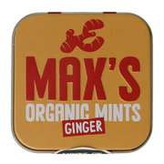 Max Mints Ginger blikje vierkant 35 gram