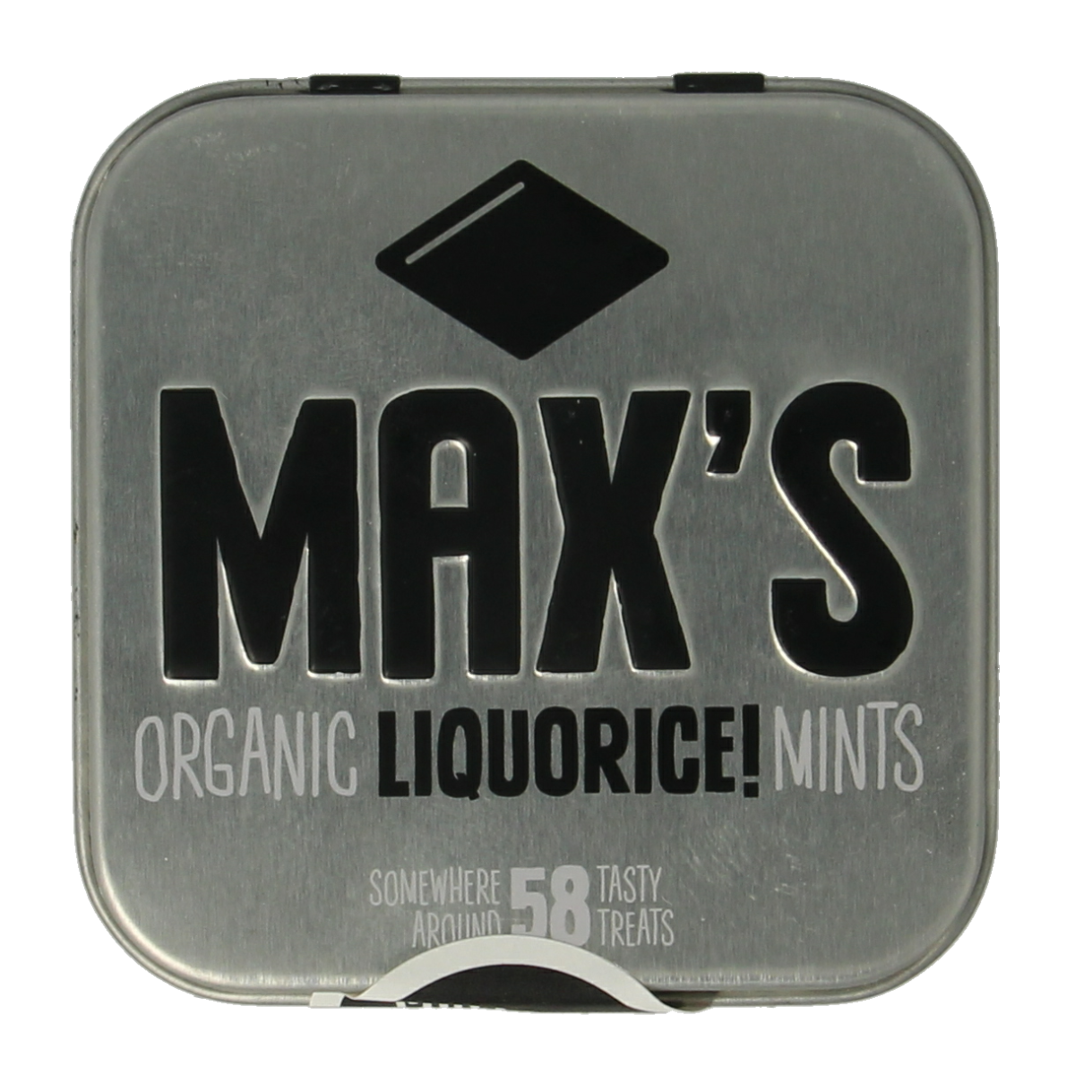 Max Mints Liquorice blikje vierkant 35 gram