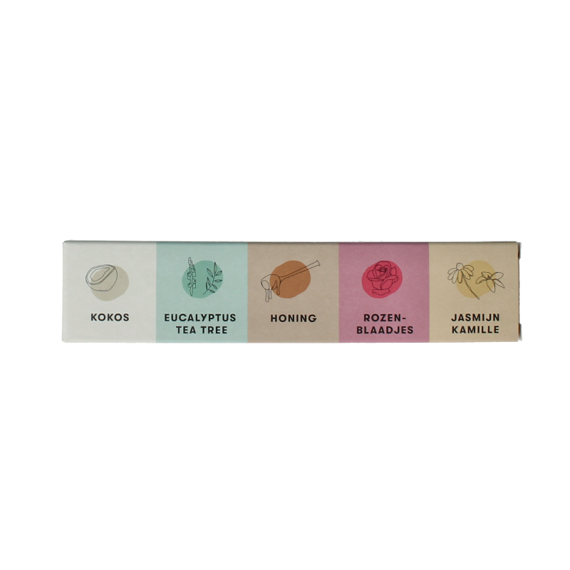 Shampoobars Body bars proefpakket 5X12 50 gram