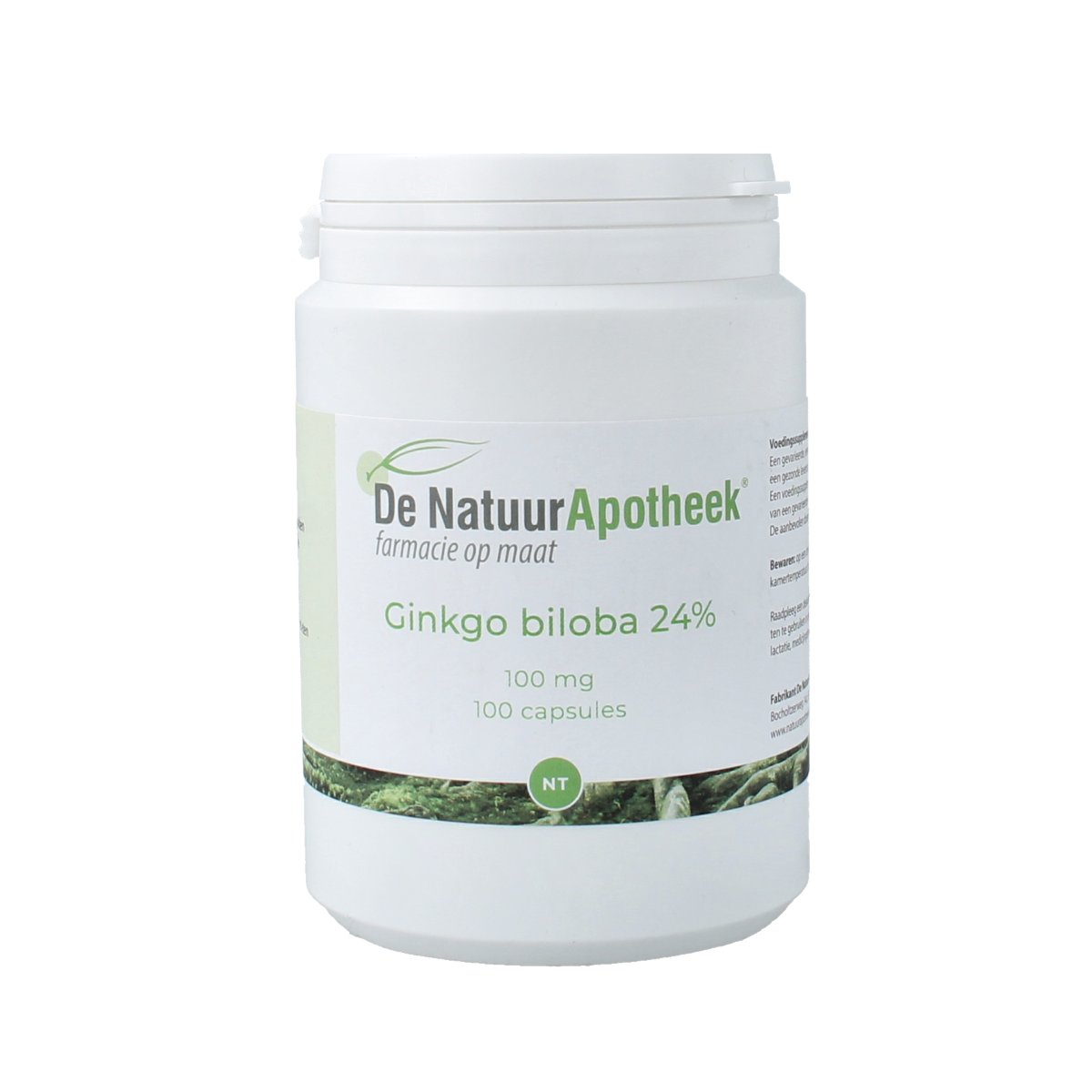 Natuurapotheek Ginkgo biloba 24% 100 capsules