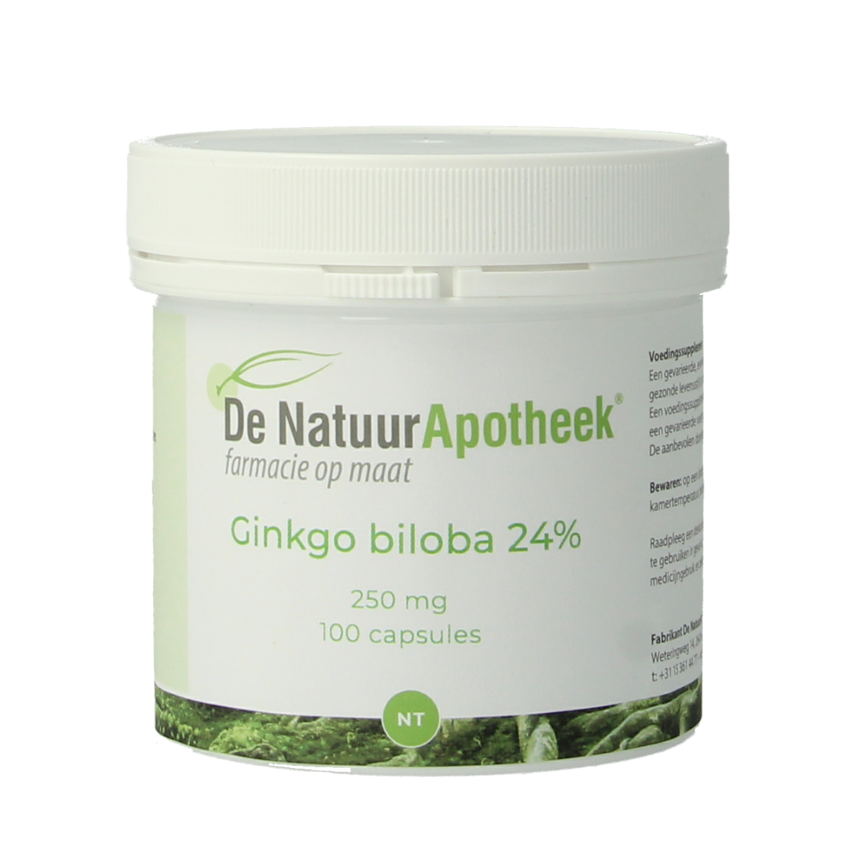 Natuurapotheek Ginkgo biloba 24% 100 capsules
