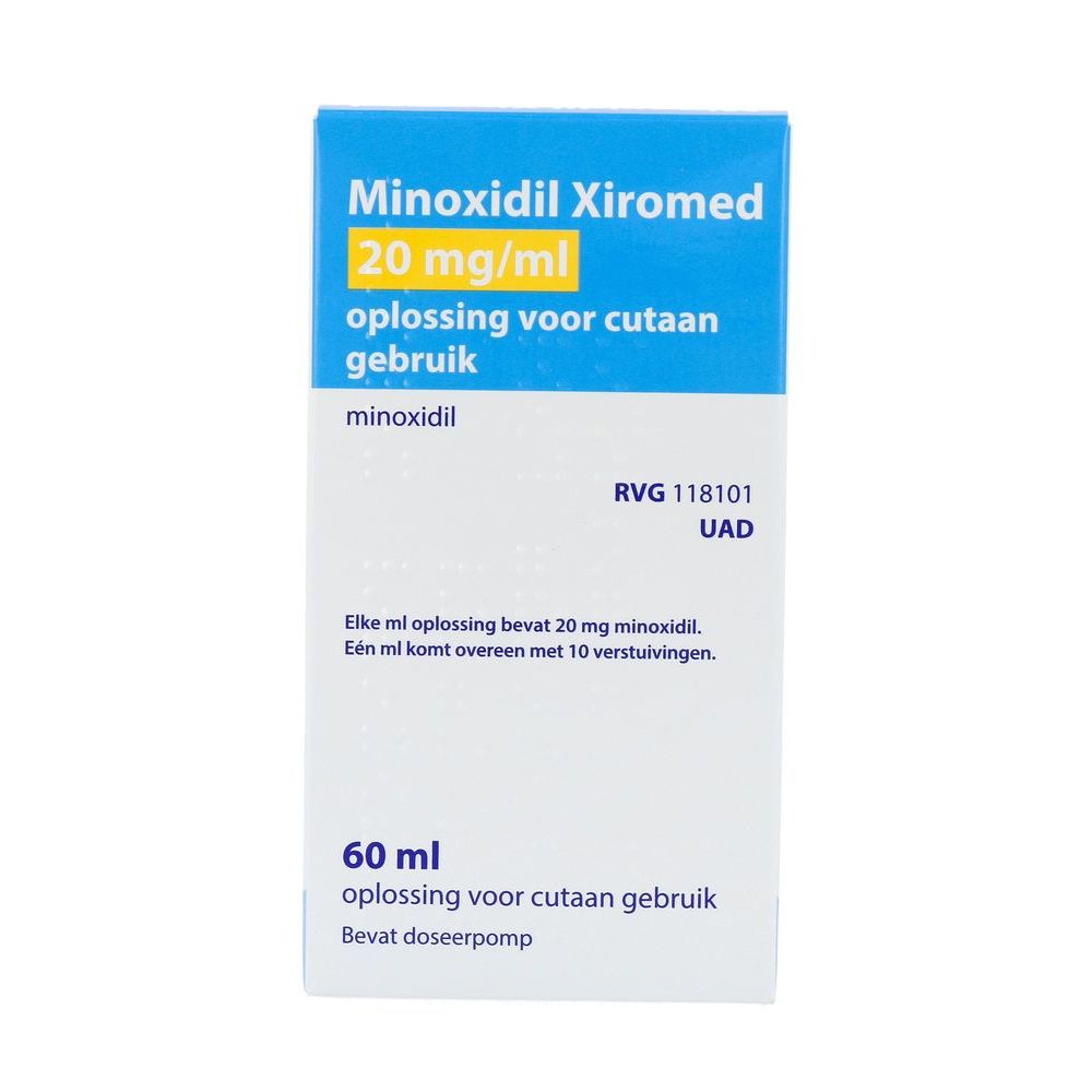Xiromed Minoxidil 20mg/ml Oplossing voor Cutaan Gebruik 60 ml