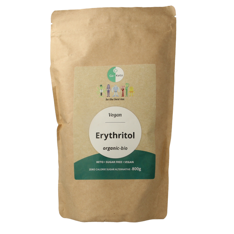 Go-Keto Zoetstof premium erythritol bio 800 gram