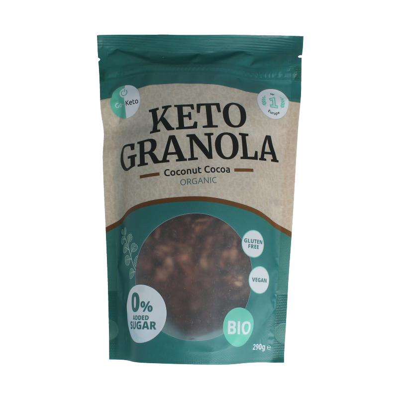 Go-Keto Granola kokos chocolade bio 290 gram