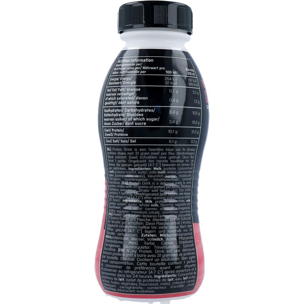 Xxl Nutrition N'Joy Protein Drink Aardbei 310 ml