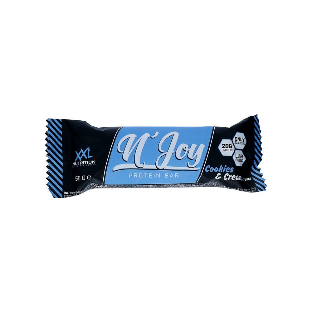 Xxl Nutrition N'Joy Protein Bar Cookies & Cream 55 gram