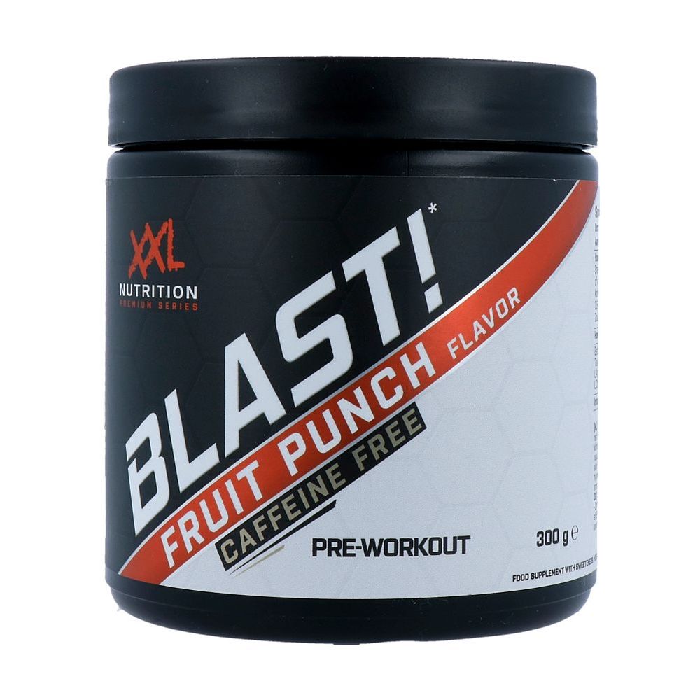 XXL Nutrition Blast! Pre Workout (decaf) Fruit Punch 300 gr
