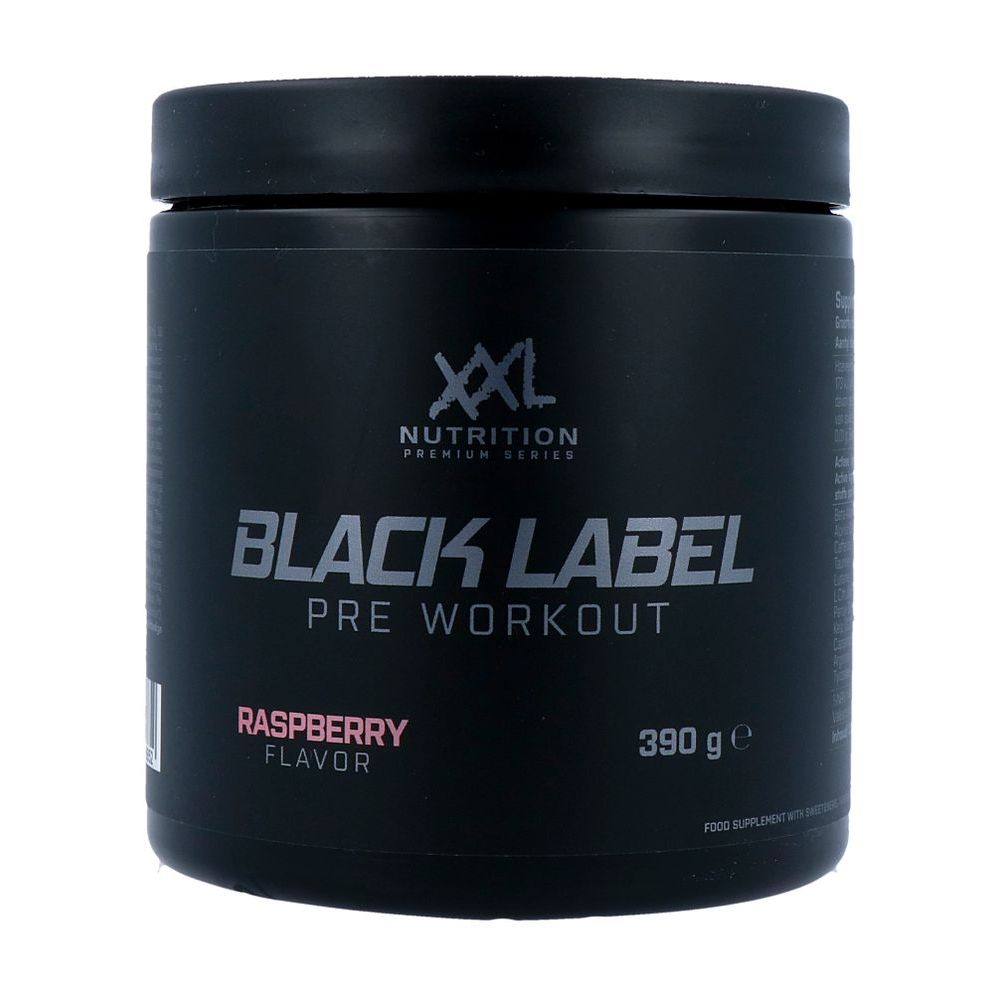 XXL Nutrition Black Label Raspberry 390 gr