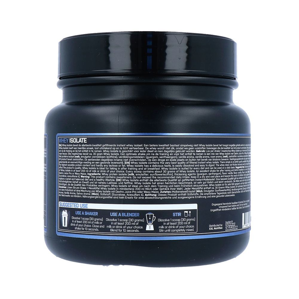 Xxl Nutrition Whey Isolaat Vanille 450 gram