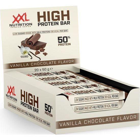 XXL Nutrition High Protein Bar Vanilla Chocolate 50 gr