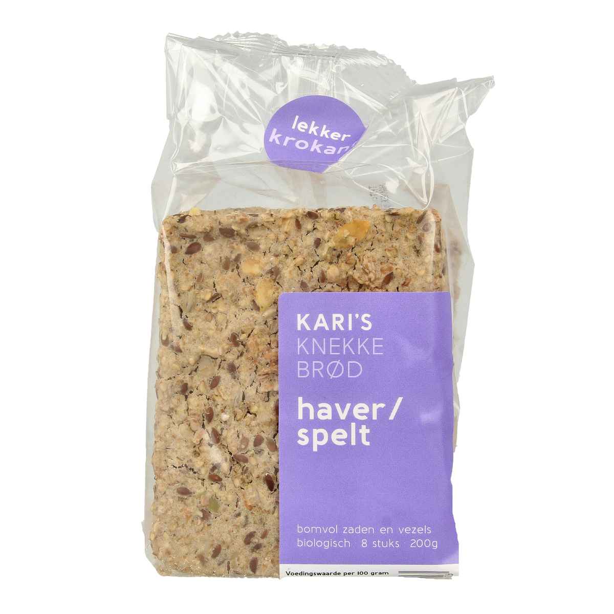 Kari's Crackers Knackebrod haver/spelt biologisch 200 gram