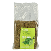 Kari's Crackers Groentecracker spinazie prei biologisch 170 gram