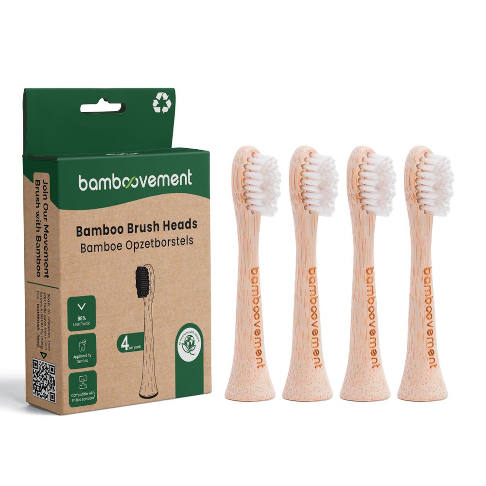 Bamboovement Sonicare Opzetborstel 4 st