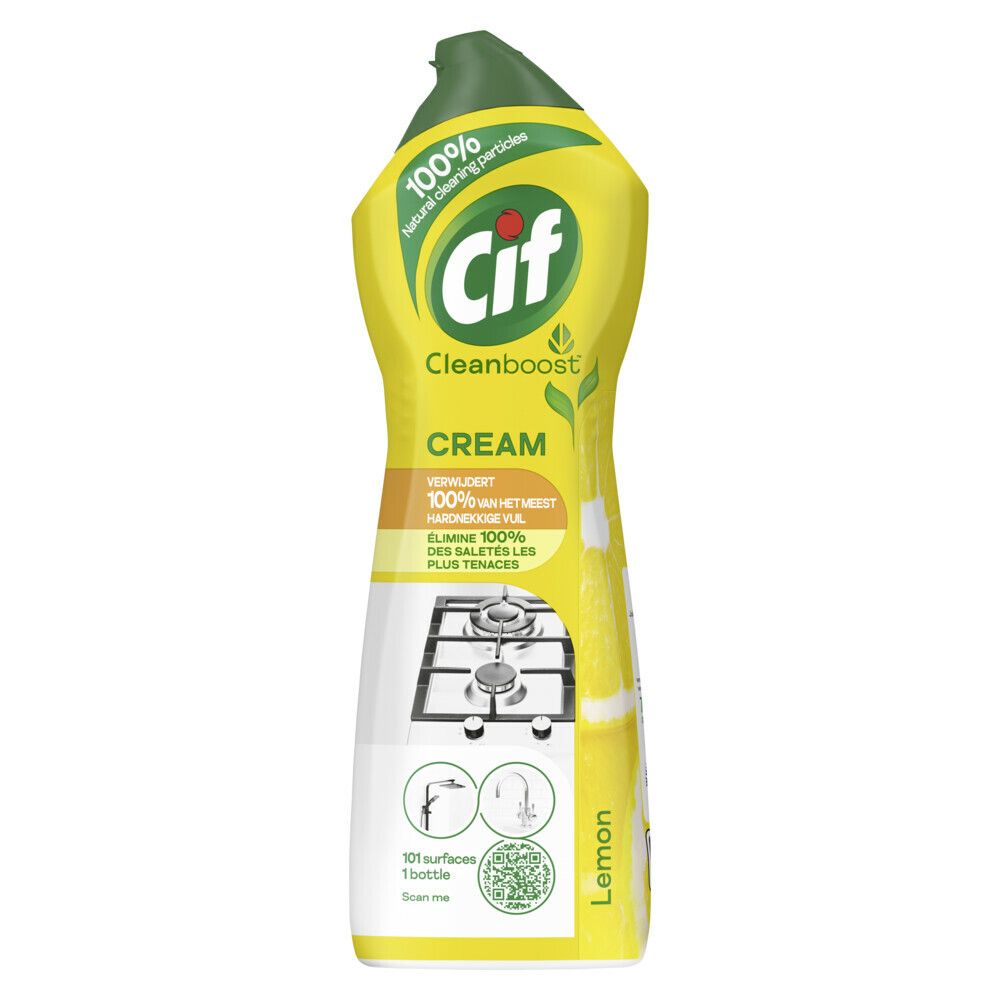 CIF Cream citroen schuurmiddel 750 ml