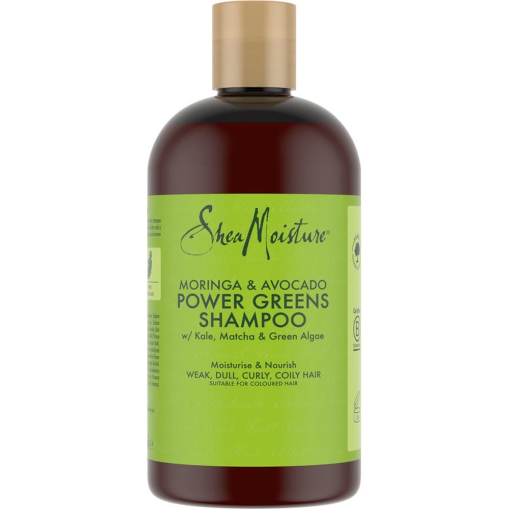 Shea Moisture Shampoo Moringa & Avocado Power Greens 384 ml