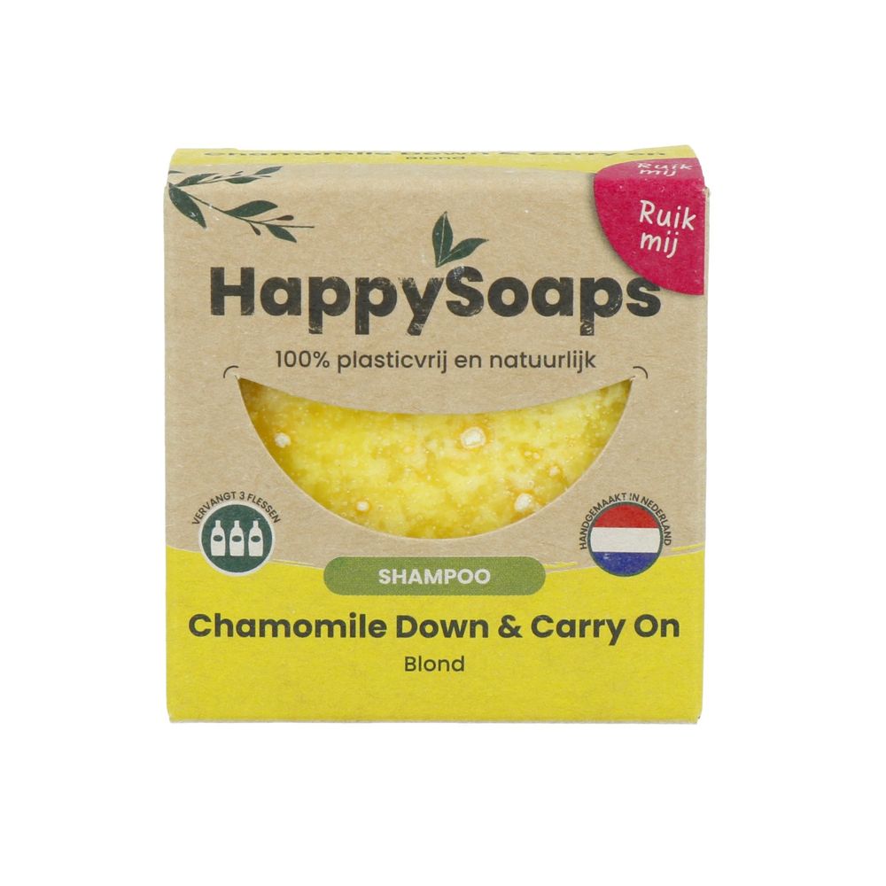 Happysoaps Chamomile Down & Carry On Shampoo Bar 70 gram