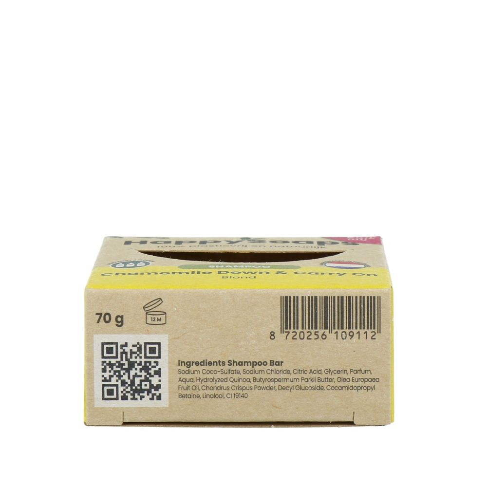 Happysoaps Chamomile Down & Carry On Shampoo Bar 70 gram