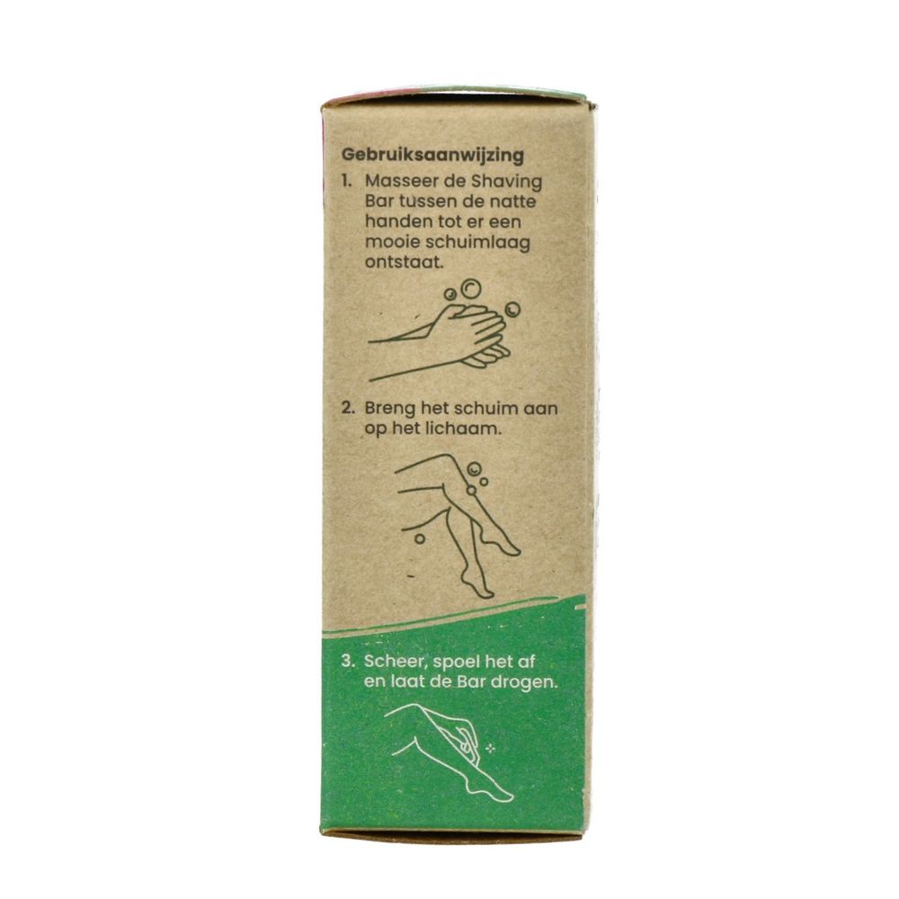 Happysoaps Shaving bar aloe vera 80 gram