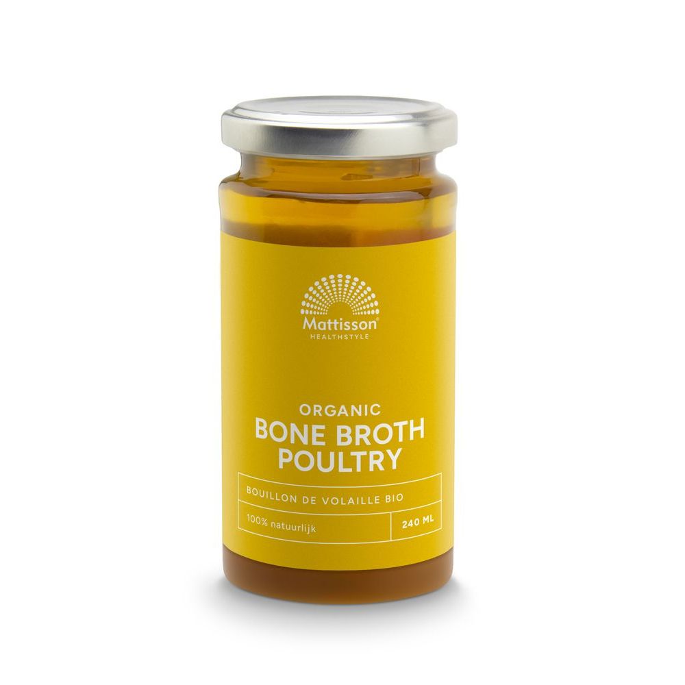 Mattisson Biologische Botten Bouillon Gevogelte 240 ml