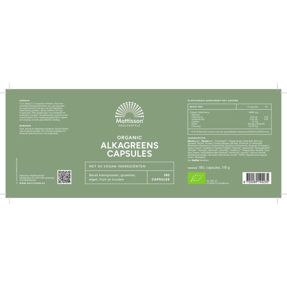 Mattisson Biologisch AlkaGreens