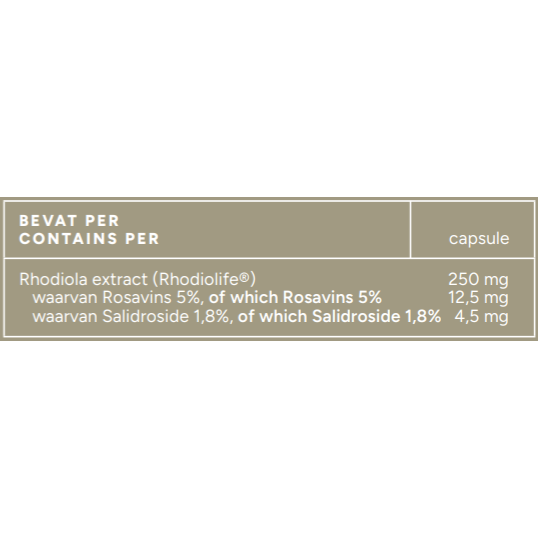 Mattisson Rhodiola Extract 5% 60 vcaps