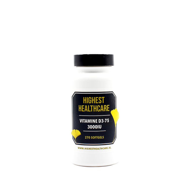 Highest Healthcare Vitamine D3 75 270 cp