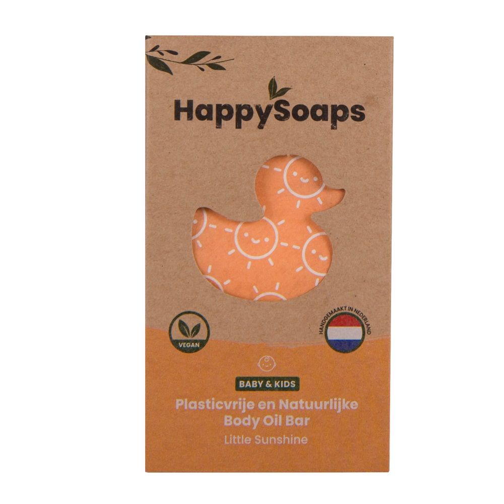 Happysoaps Baby & Kids Body Oil Bar – Little Sunshine 80 gr