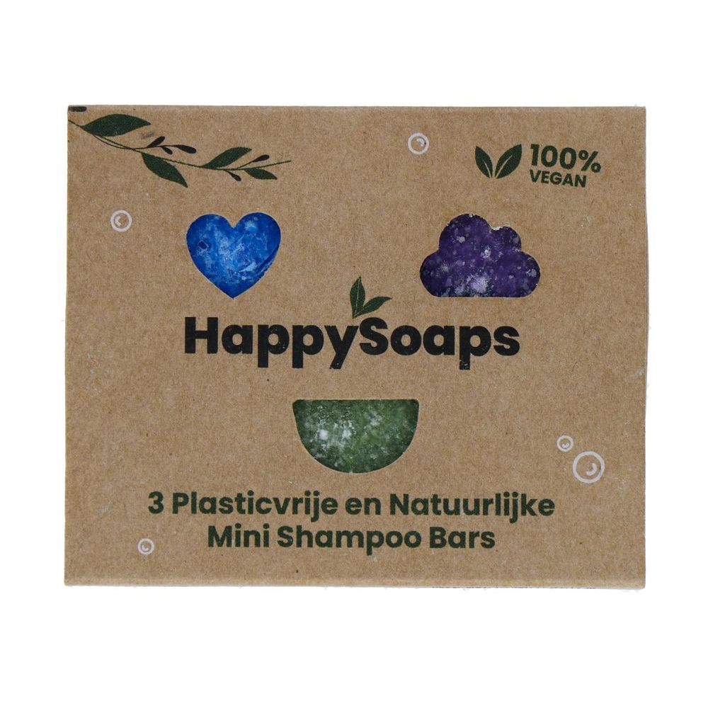 Happysoaps Mini Shampoo Bars 3 st