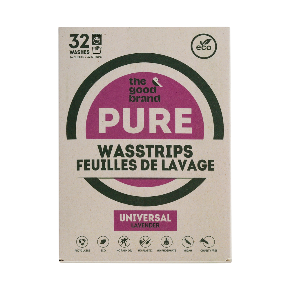 The Good Brand Wasstrips lavender 32 stuks