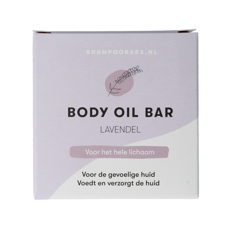 Shampoobars Body oil bar lavendel 45 gram