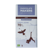 Chocolatemakers Sierra Leone salty caramel 70% biologisch 80 gram
