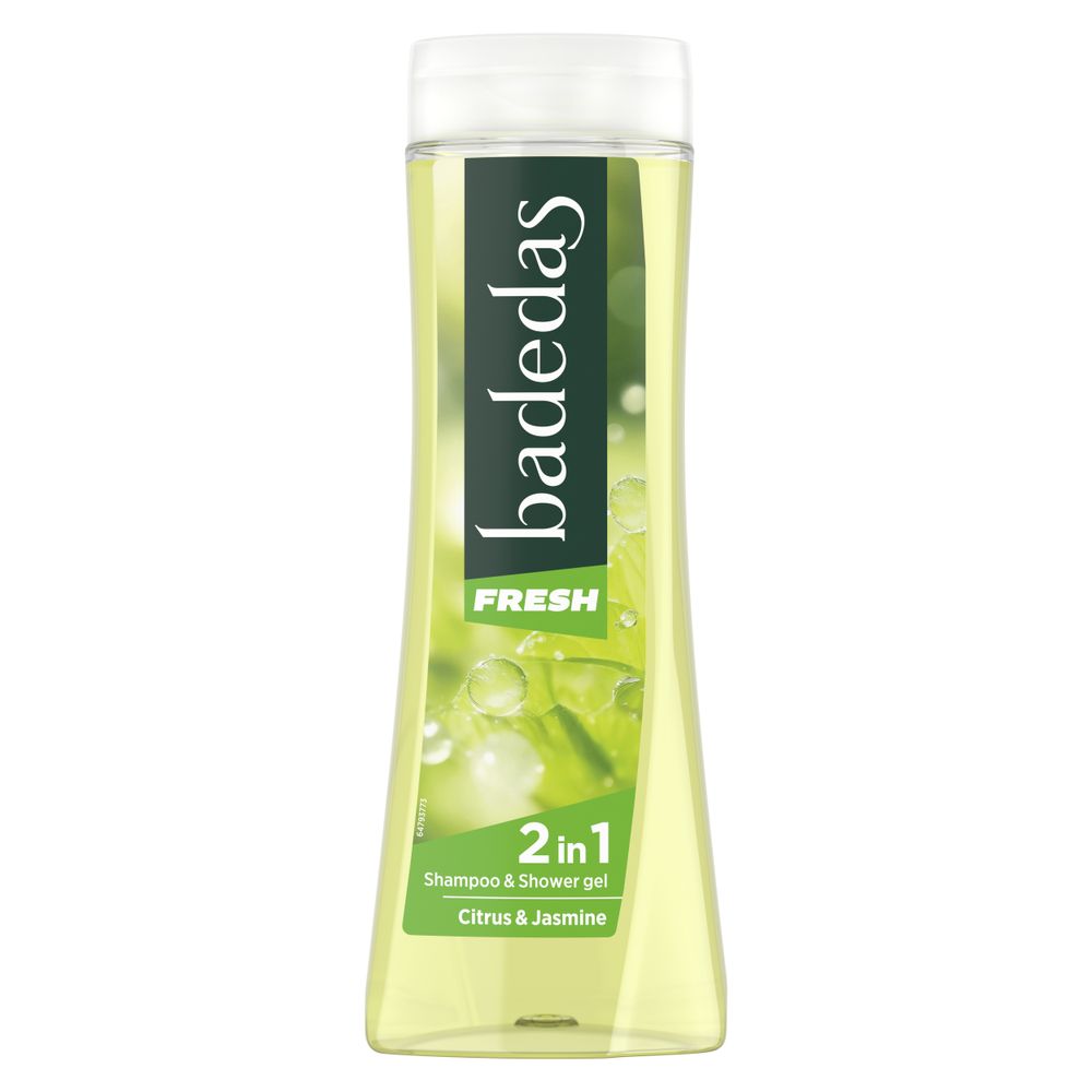 BADEDAS Fresh 2-in-1 Citrus & Jasmine Shampoo & Showergel 600 ml