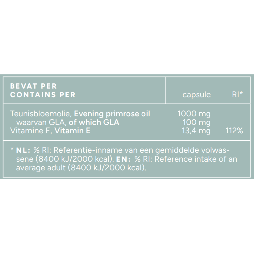 Mattisson Teunisbloemolie 90 capsules