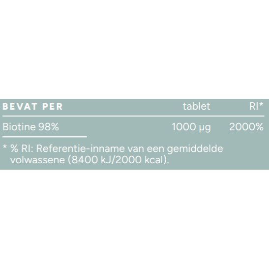 Mattisson Biotine 60 tabletten