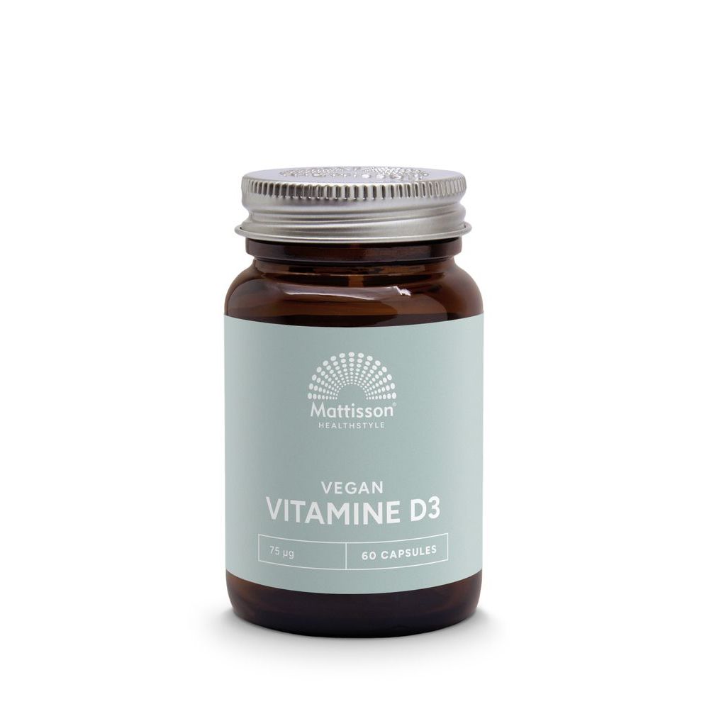 Mattisson Vegan Vitamine D3 75 mcg 60 vcaps