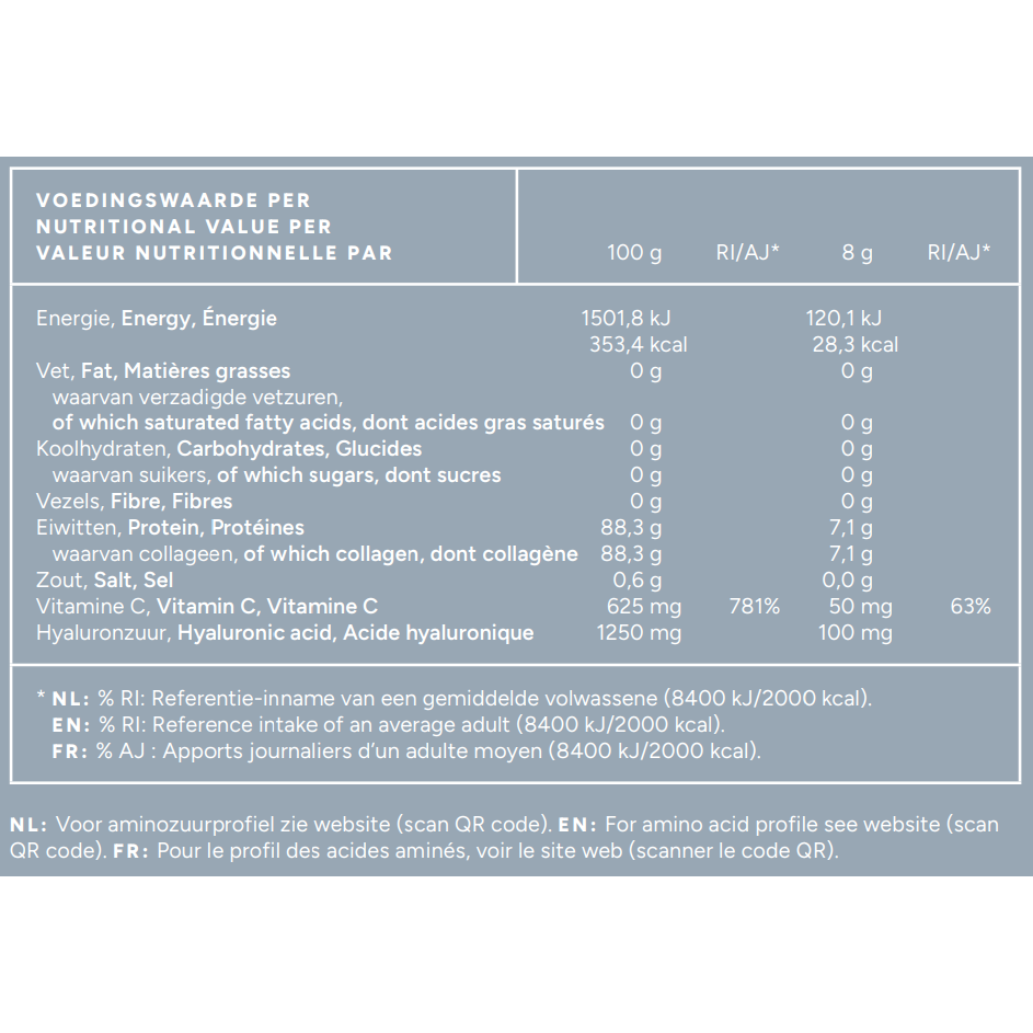 Mattisson Marine Collageen Peptan® Blend MSC 300 gram