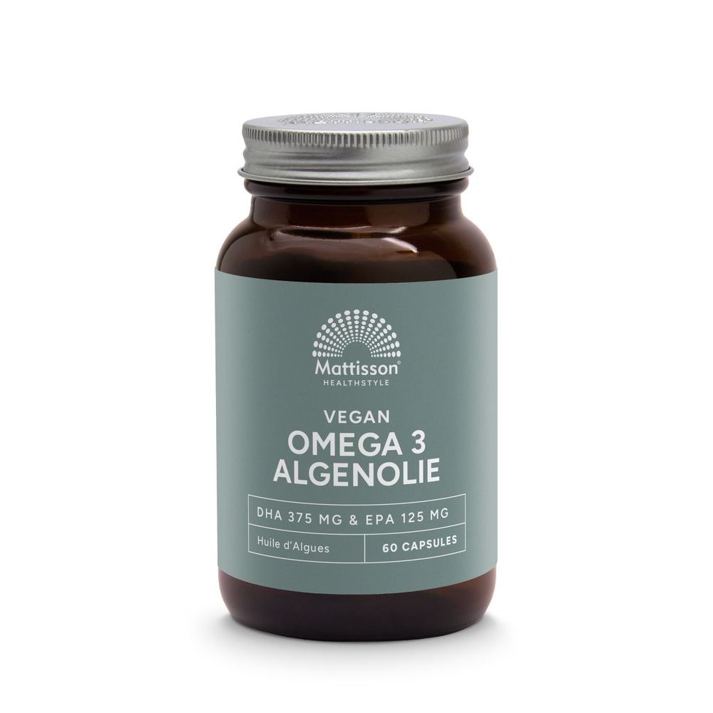 Mattisson Algenolie DHA 375 mg & EPA 125 mg