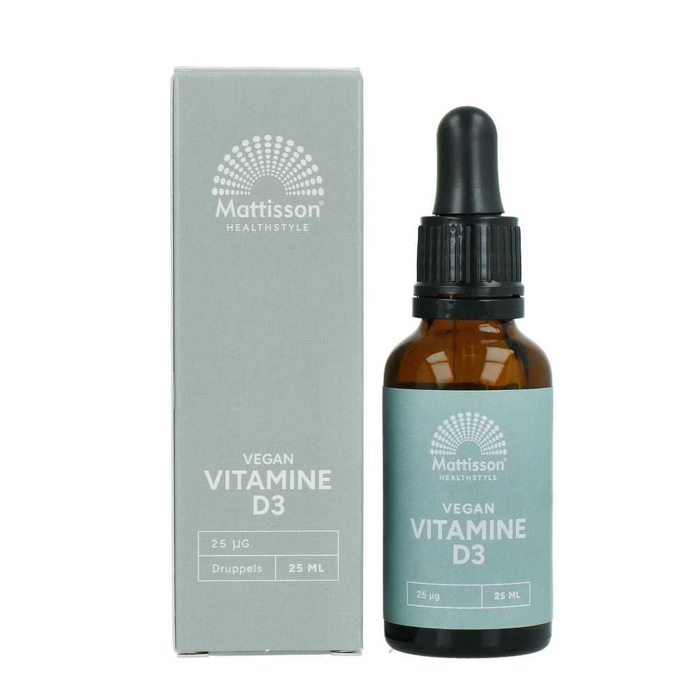 Mattisson Vegan Vitamine D3 25 mcg