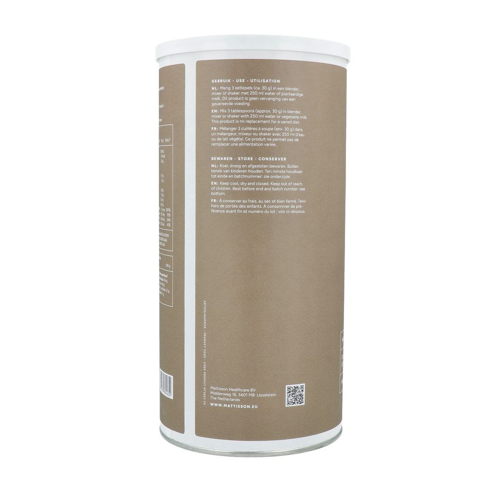 Mattisson Biologisch Vegan Proteïne Erwten & Rijst Naturel 500 gram