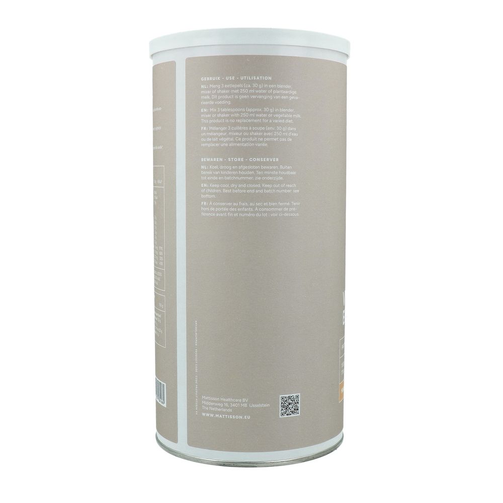 Mattisson Biologisch Vegan Proteïne Erwten & Rijst Vanille 500 gram