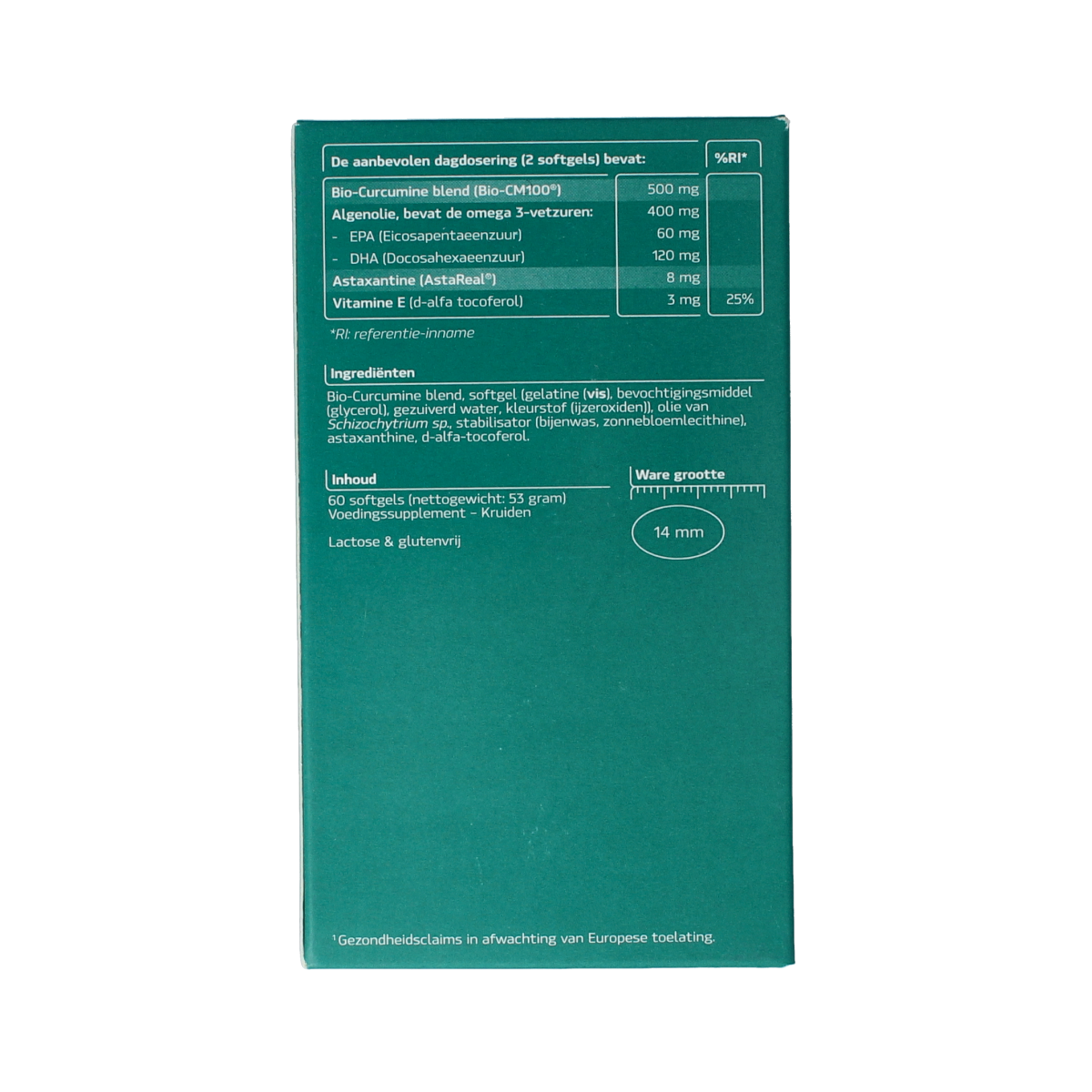 Synofit Curcumine plus 60 softgels