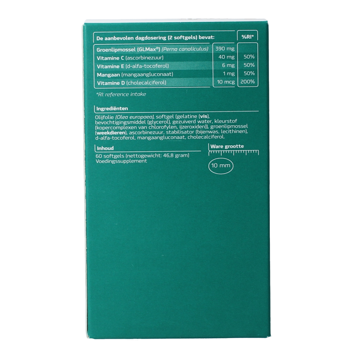 Synofit GLMax 3-in-1 groenlipmossel 60 softgels