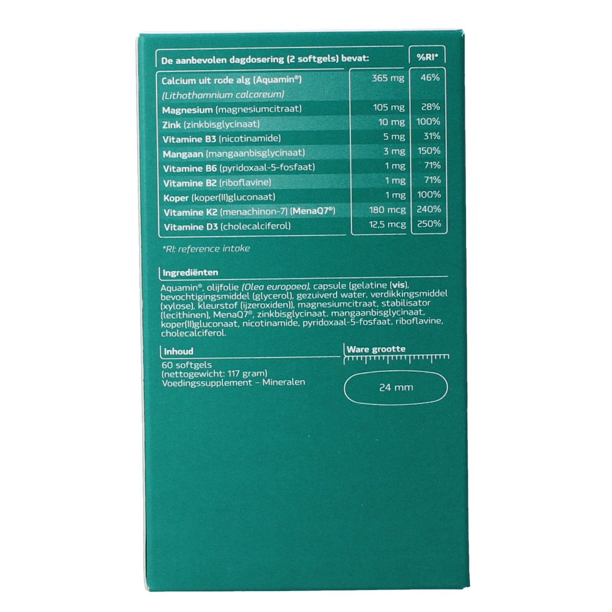 Synofit Calcium plus 60 softgels