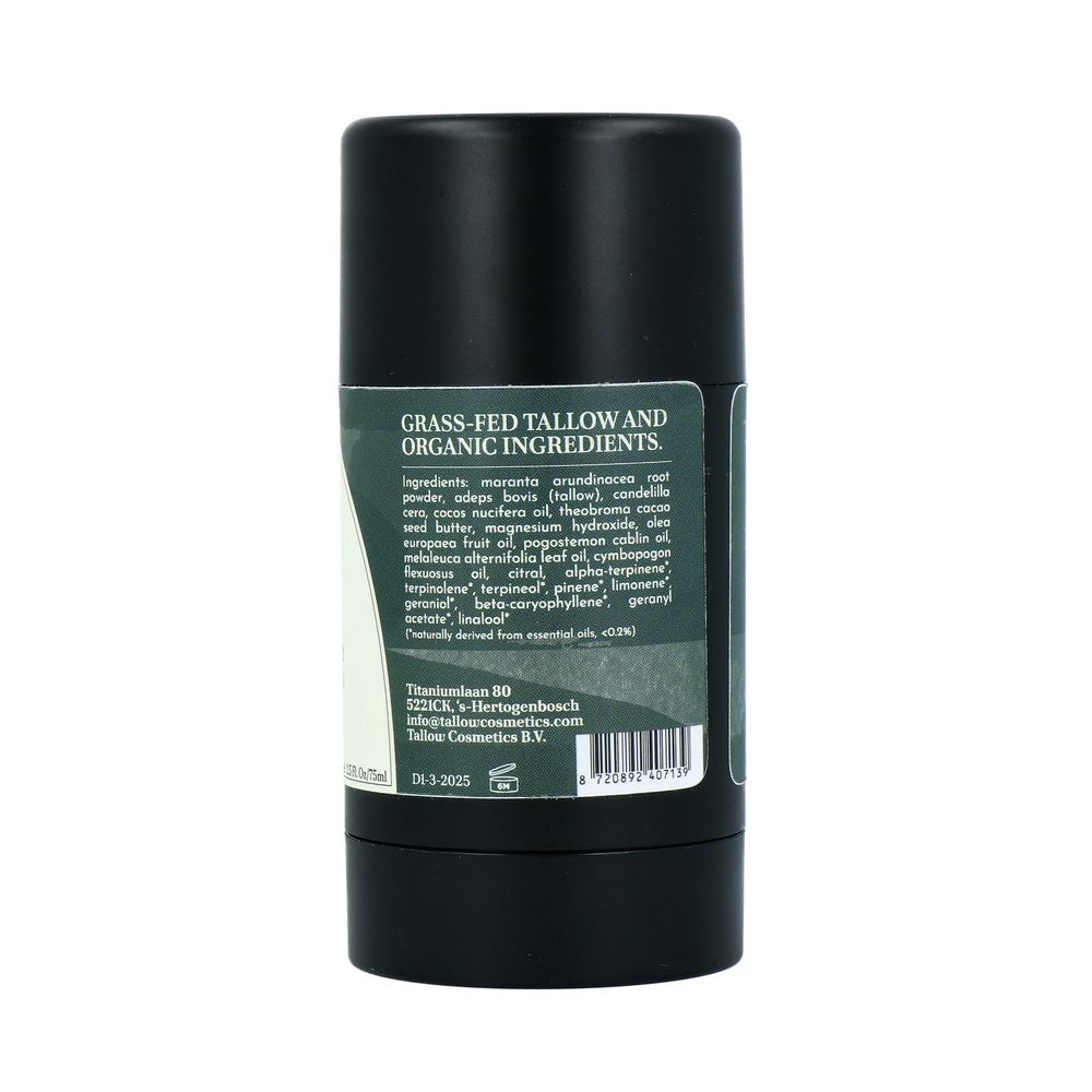 Tallow Cosmetics Magnesium Deodorantstick Lemongrass & Patchoulli 75 ml