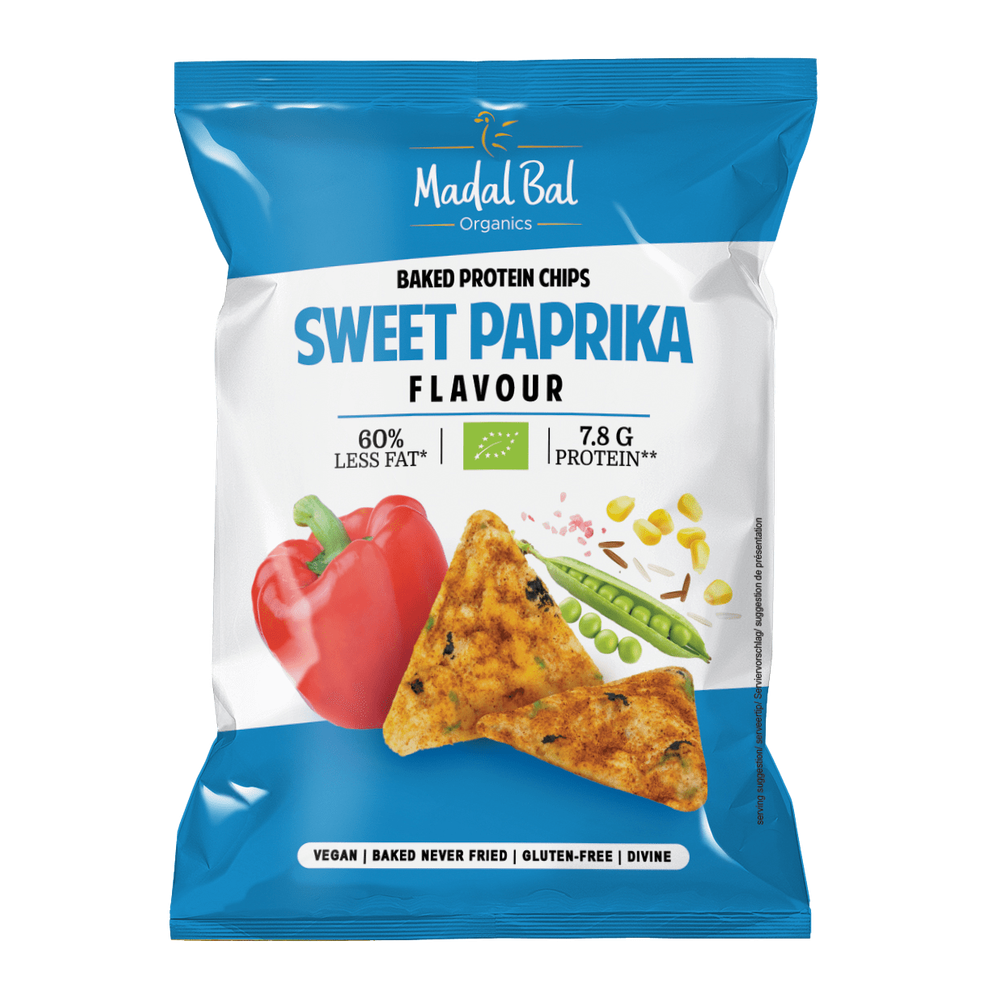 Madal Bal Baked Protein Chips Paprika Biologisch 60 gram
